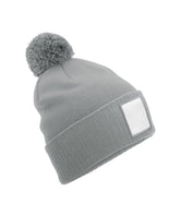Appliqué patch beanie